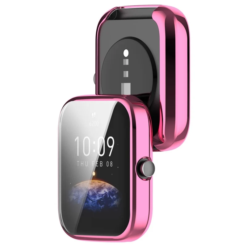 Modisch Amazfit Bip 3 / Amazfit Bip 3 Pro Universell Hülle mit Displayschutz in Silikon / TPU