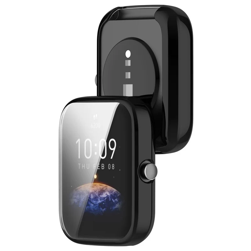 Modisch Amazfit Bip 3 / Amazfit Bip 3 Pro Universell Hülle mit Displayschutz in Silikon / TPU