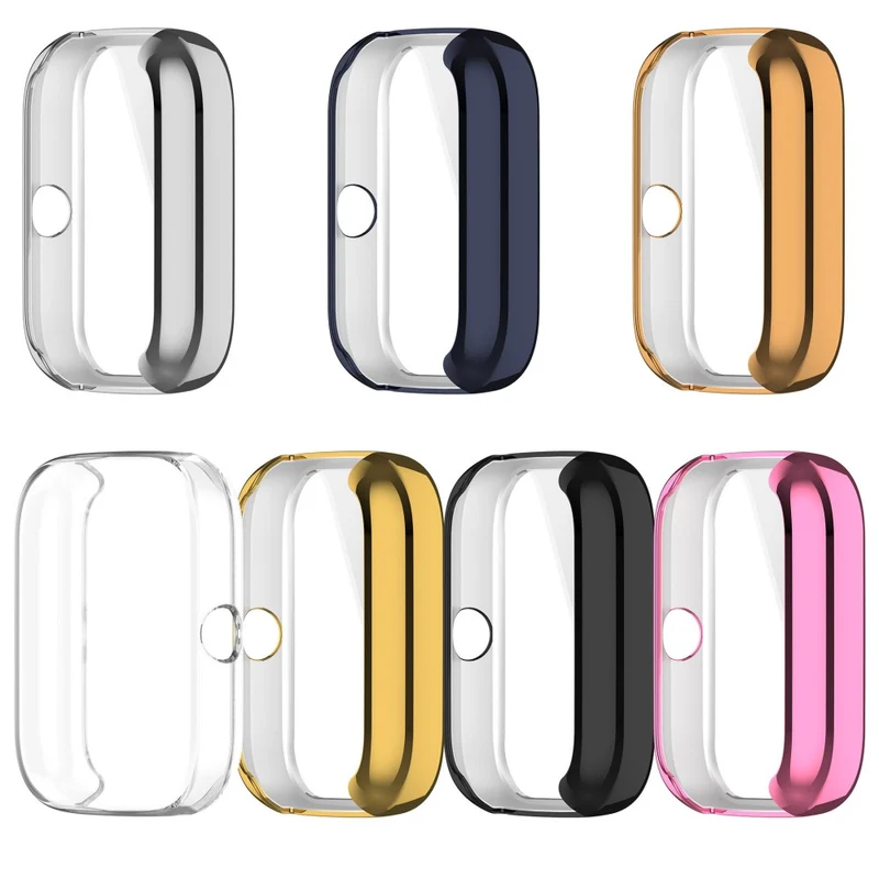 Modisch Amazfit Bip 3 / Amazfit Bip 3 Pro Universell Hülle mit Displayschutz in Silikon / TPU