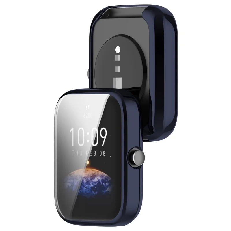 Modisch Amazfit Bip 3 / Amazfit Bip 3 Pro Universell Hülle mit Displayschutz in Silikon / TPU