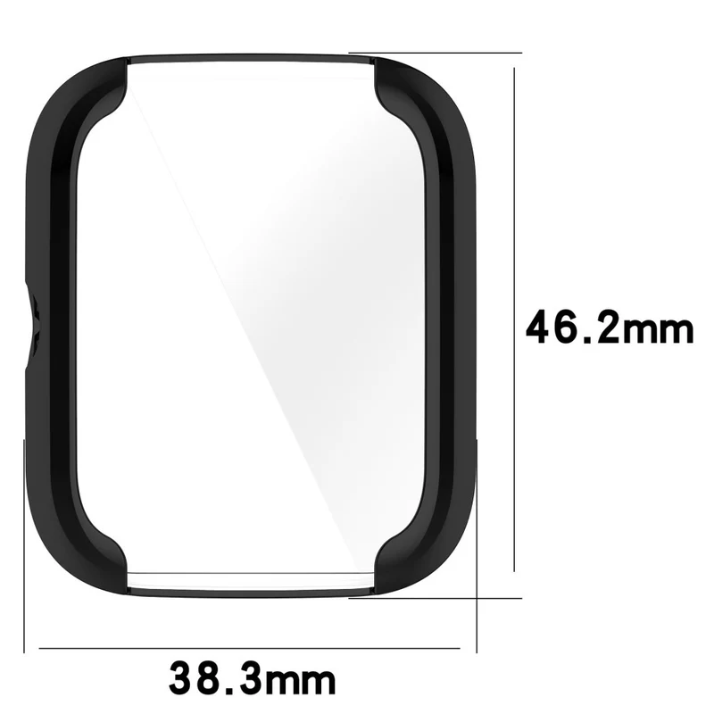Modisch Amazfit Bip 3 / Amazfit Bip 3 Pro Universell Hülle mit Displayschutz in Silikon / TPU