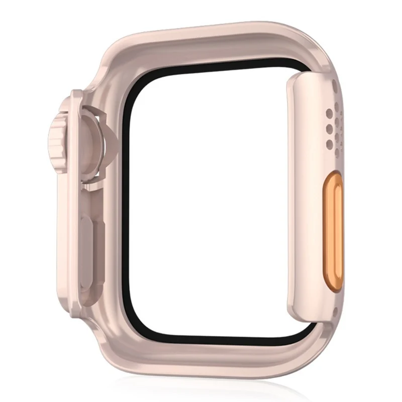 Schön Apple Smartwatch Universell Hülle mit Displayschutz in Plastik und Gehärtetes Glas