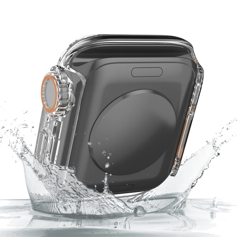 Schön Apple Smartwatch Universell Hülle mit Displayschutz in Plastik und Gehärtetes Glas