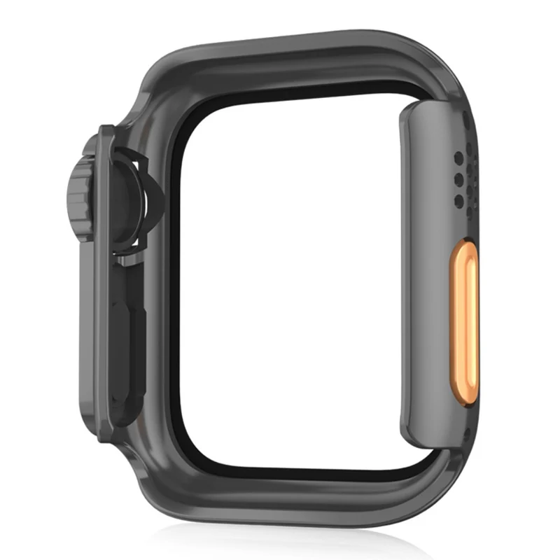 Schön Apple Smartwatch Universell Hülle mit Displayschutz in Plastik und Gehärtetes Glas