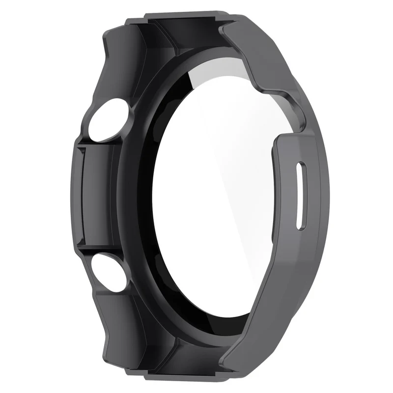 Mega Modisch Huawei Watch Ultimate Hülle mit Displayschutz in Plastik und Gehärtetes Glas