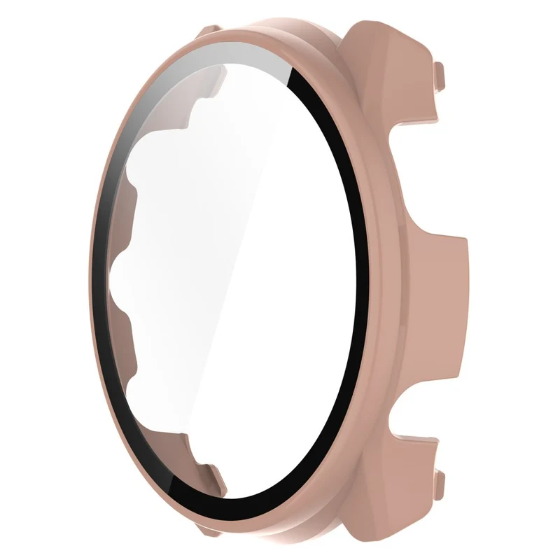 Mega Modisch Garmin Forerunner 965 Hülle mit Displayschutz in Plastik und Gehärtetes Glas