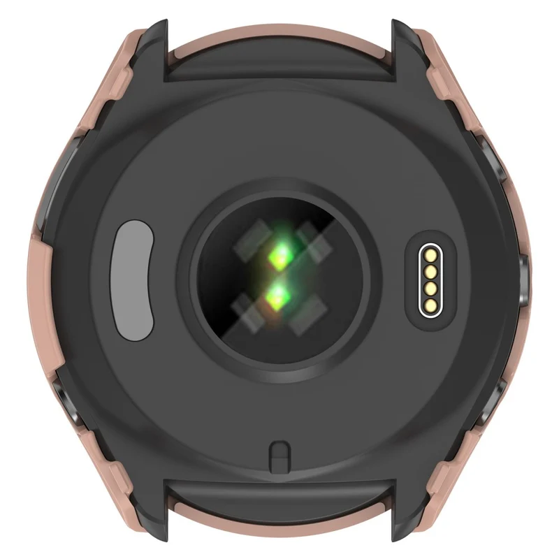 Mega Modisch Garmin Forerunner 965 Hülle mit Displayschutz in Plastik und Gehärtetes Glas