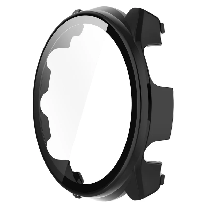 Mega Modisch Garmin Forerunner 965 Hülle mit Displayschutz in Plastik und Gehärtetes Glas