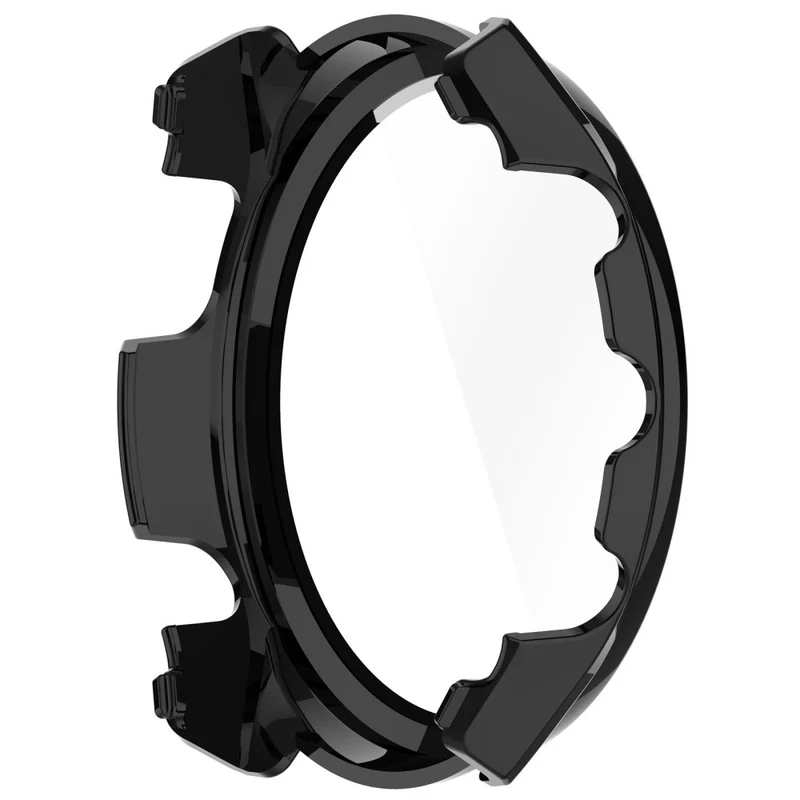 Mega Modisch Garmin Forerunner 965 Hülle mit Displayschutz in Plastik und Gehärtetes Glas