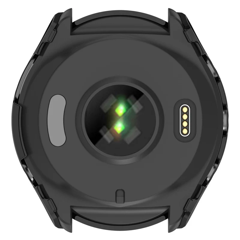 Mega Modisch Garmin Forerunner 965 Hülle mit Displayschutz in Plastik und Gehärtetes Glas