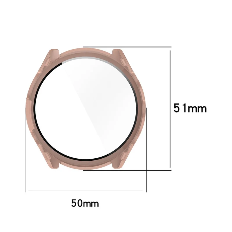 Mega Modisch Garmin Forerunner 965 Hülle mit Displayschutz in Plastik und Gehärtetes Glas