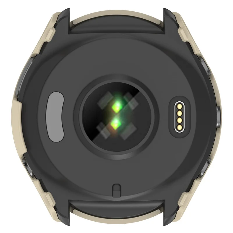 Mega Modisch Garmin Forerunner 965 Hülle mit Displayschutz in Plastik und Gehärtetes Glas