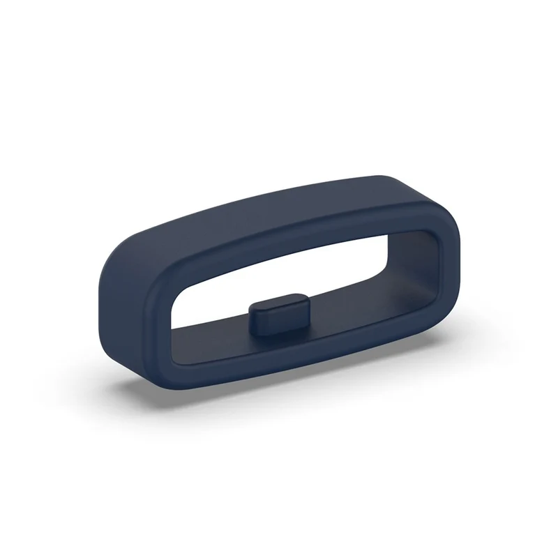 22mm Universal silicone strap loop - Navy Blue