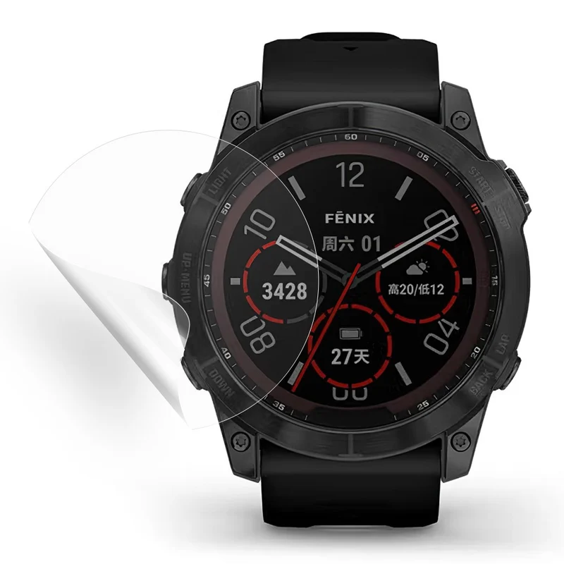 Garmin Fenix 7X Silikon / TPU Displayschutz