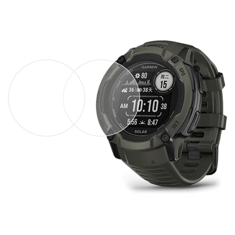 2stück Garmin Instinct 2X Gehärtetes Glas Displayschutz