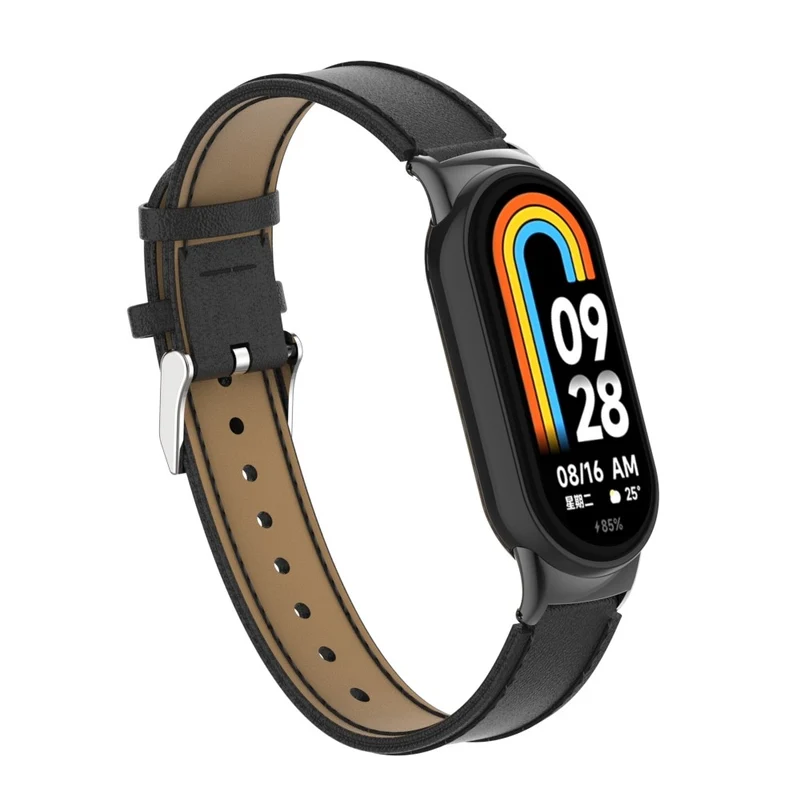 Großartig Xiaomi Smart Band 8 Kunstleder Hülle