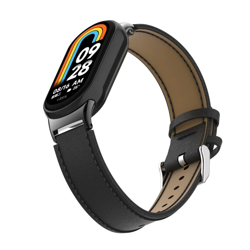 Großartig Xiaomi Smart Band 8 Kunstleder Hülle