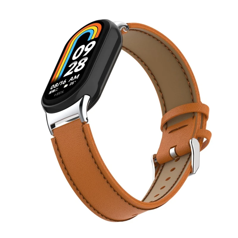 Großartig Xiaomi Smart Band 8 Kunstleder Hülle