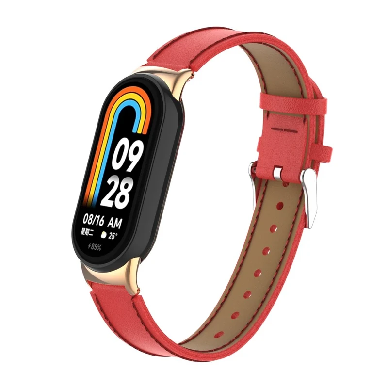 Großartig Xiaomi Smart Band 8 Kunstleder Hülle