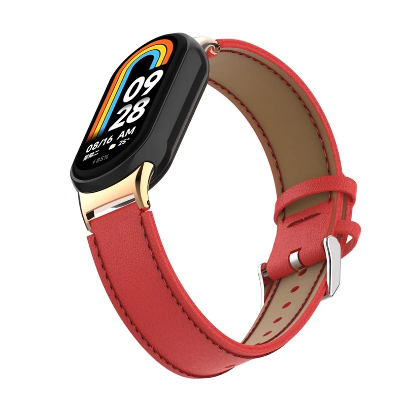 Großartig Xiaomi Smart Band 8 Kunstleder Hülle