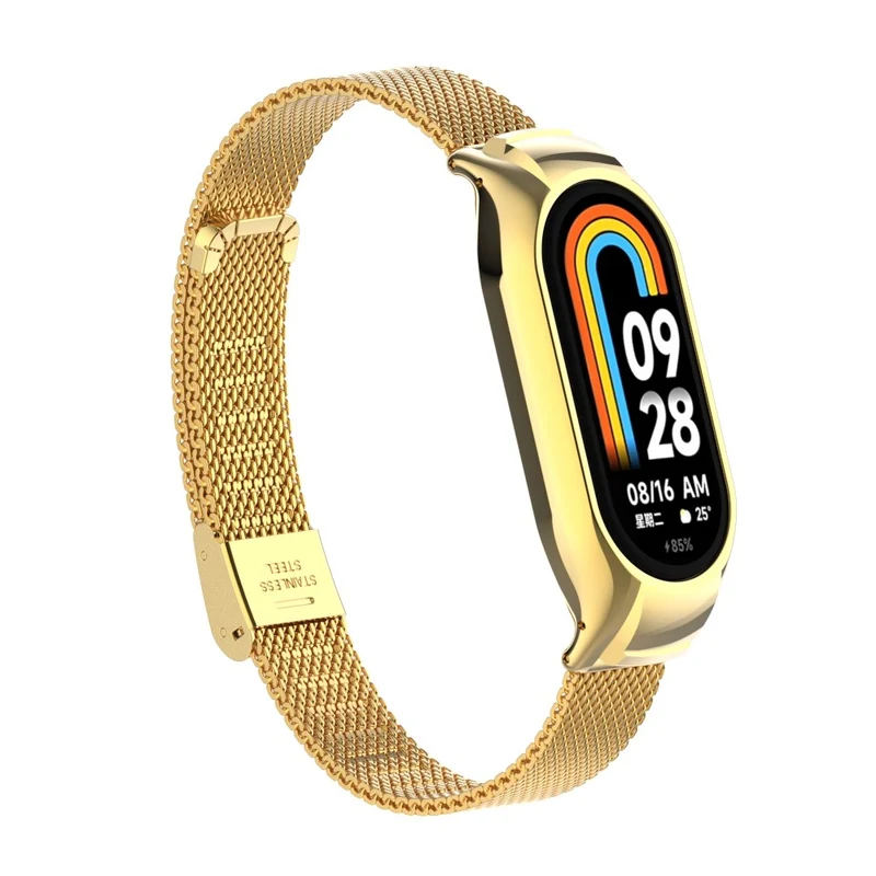 Modisch Xiaomi Smart Band 8 Metall Hülle