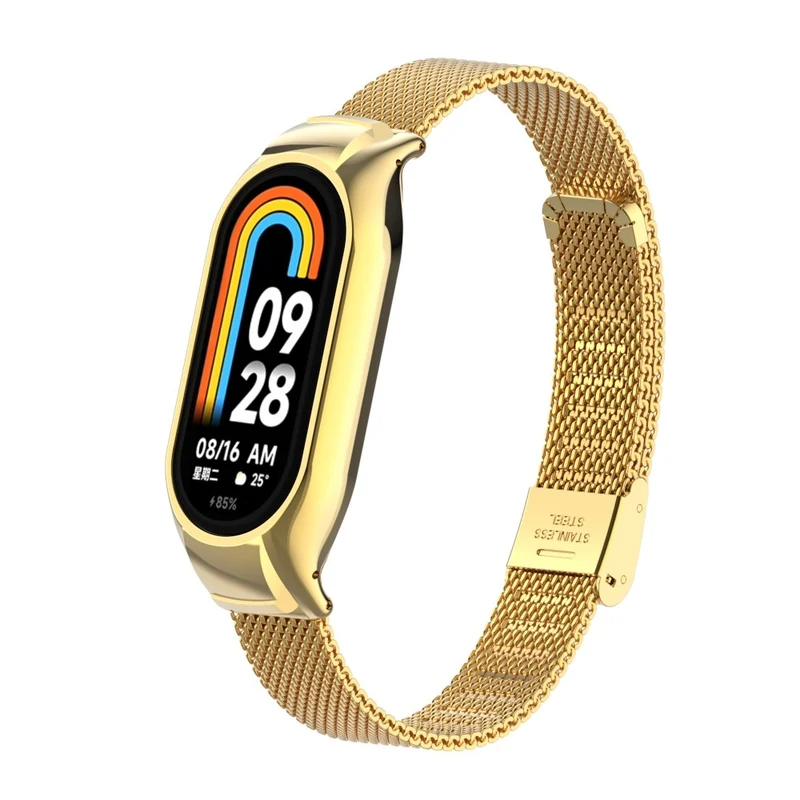 Modisch Xiaomi Smart Band 8 Metall Hülle