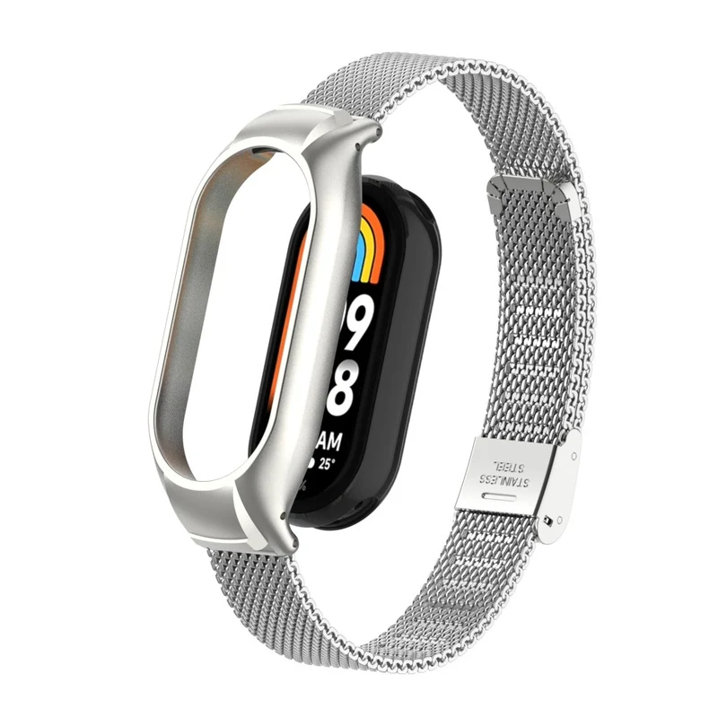 Modisch Xiaomi Smart Band 8 Metall Hülle
