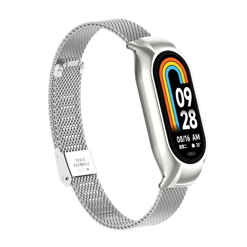 Modisch Xiaomi Smart Band 8 Metall Hülle