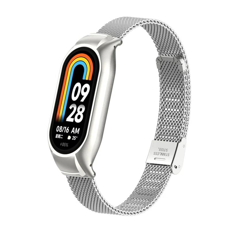 Modisch Xiaomi Smart Band 8 Metall Hülle