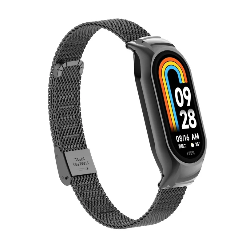 Modisch Xiaomi Smart Band 8 Metall Hülle