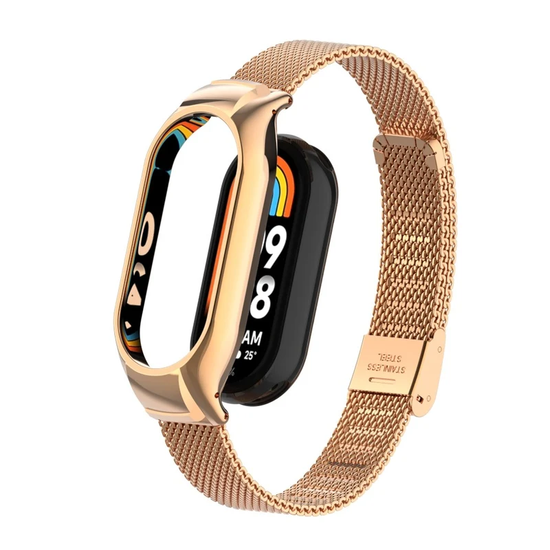 Modisch Xiaomi Smart Band 8 Metall Hülle