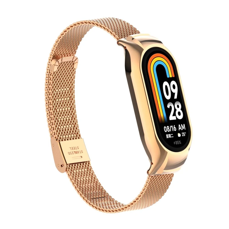 Modisch Xiaomi Smart Band 8 Metall Hülle