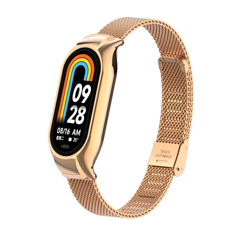 Modisch Xiaomi Smart Band 8 Metall Hülle