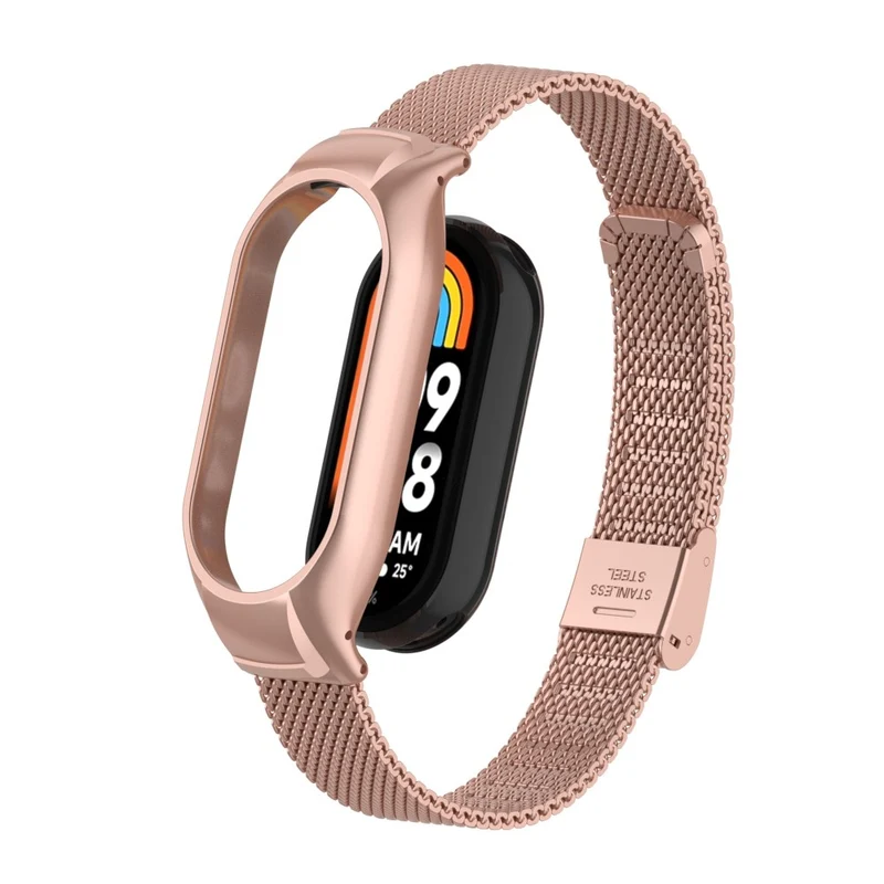 Modisch Xiaomi Smart Band 8 Metall Hülle