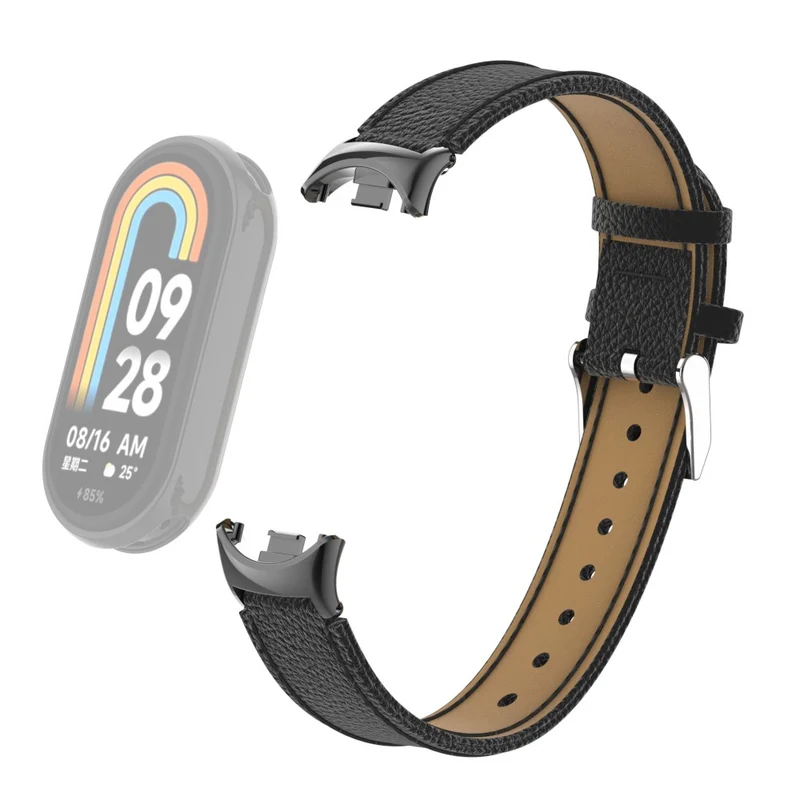 Mega Modisch Xiaomi Smart Band 8 Echtes Leder Hülle