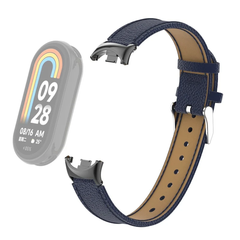 Mega Modisch Xiaomi Smart Band 8 Echtes Leder Hülle