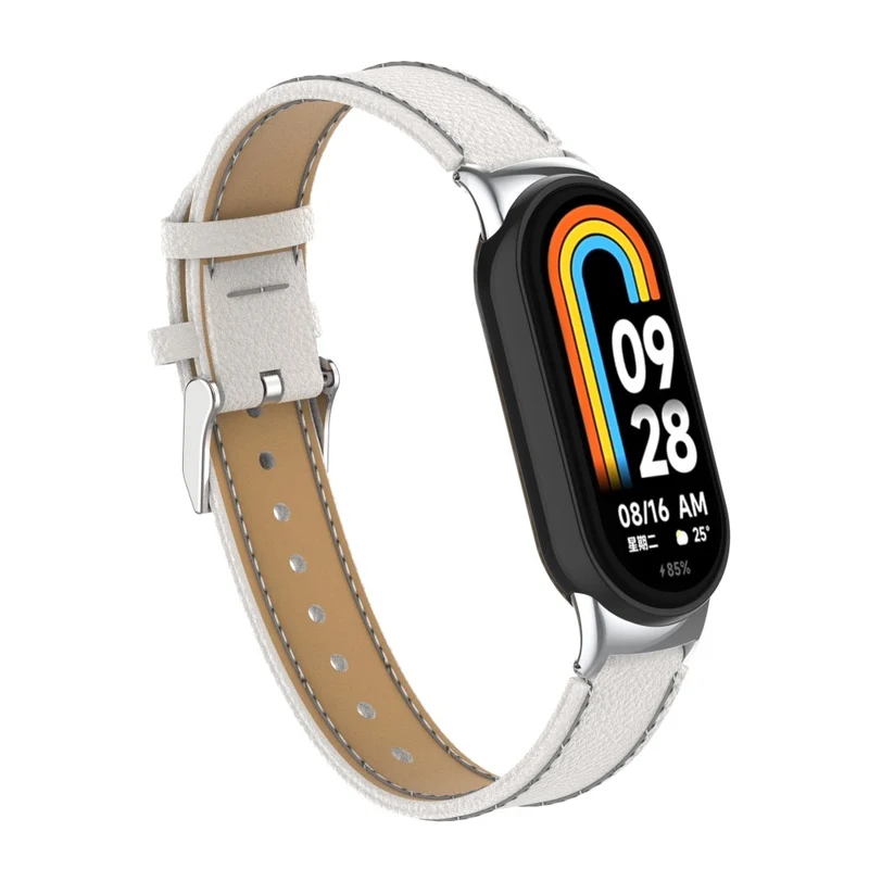 Mega Modisch Xiaomi Smart Band 8 Echtes Leder Hülle