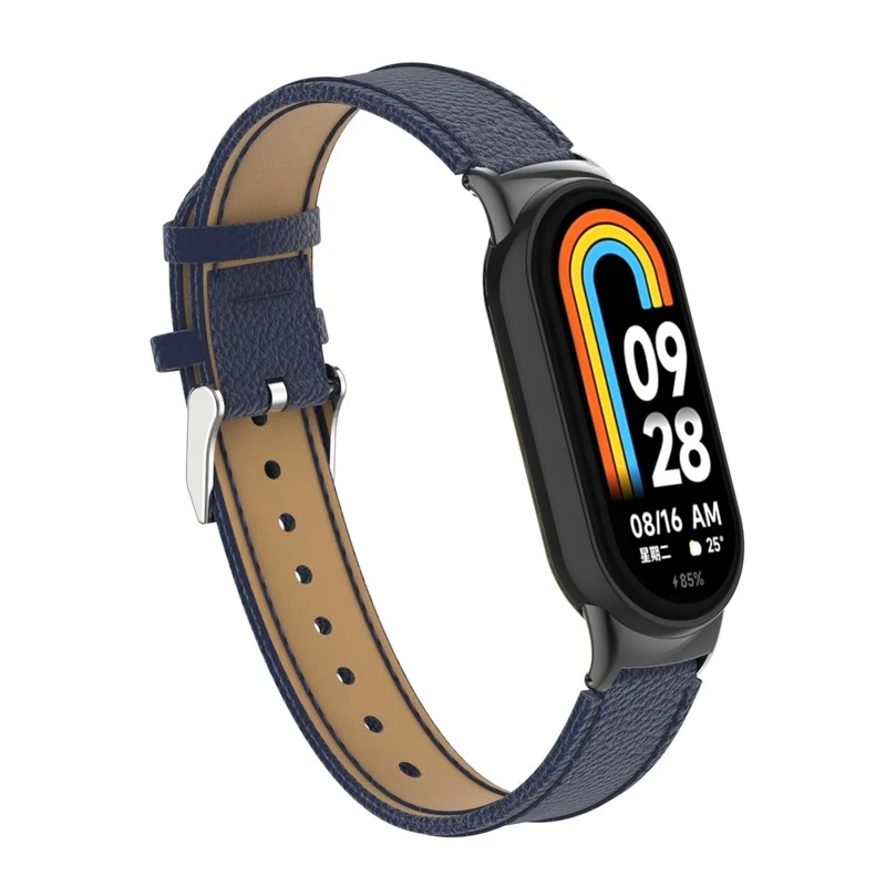 Mega Modisch Xiaomi Smart Band 8 Echtes Leder Hülle