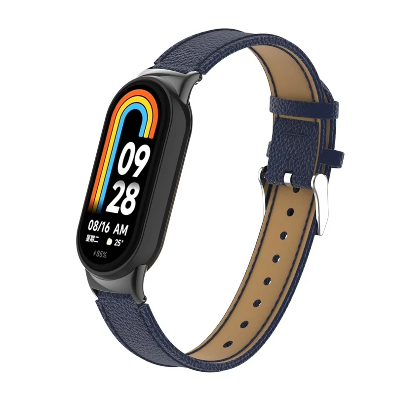 Mega Modisch Xiaomi Smart Band 8 Echtes Leder Hülle