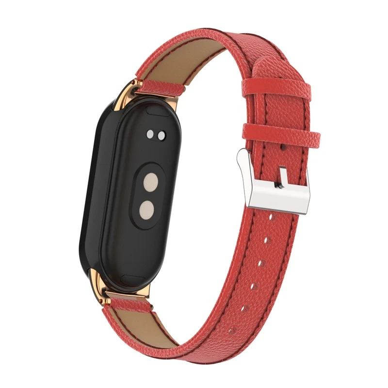 Mega Modisch Xiaomi Smart Band 8 Echtes Leder Hülle