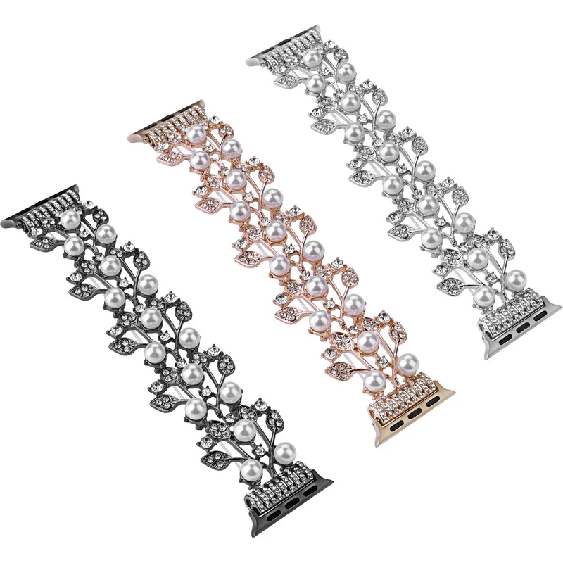Cool Apple Smartwatch Plastik Und Strass Universell Armband