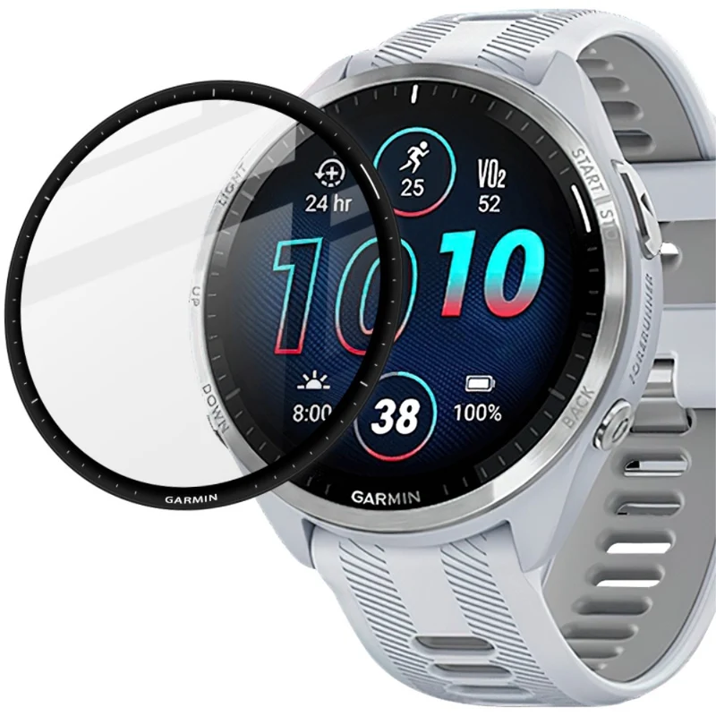Garmin Forerunner 965 Gehärtetes Glas Displayschutz