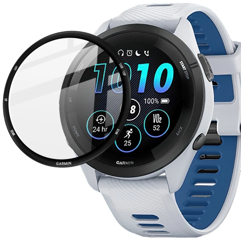 Garmin Forerunner 265 Gehärtetes Glas Displayschutz