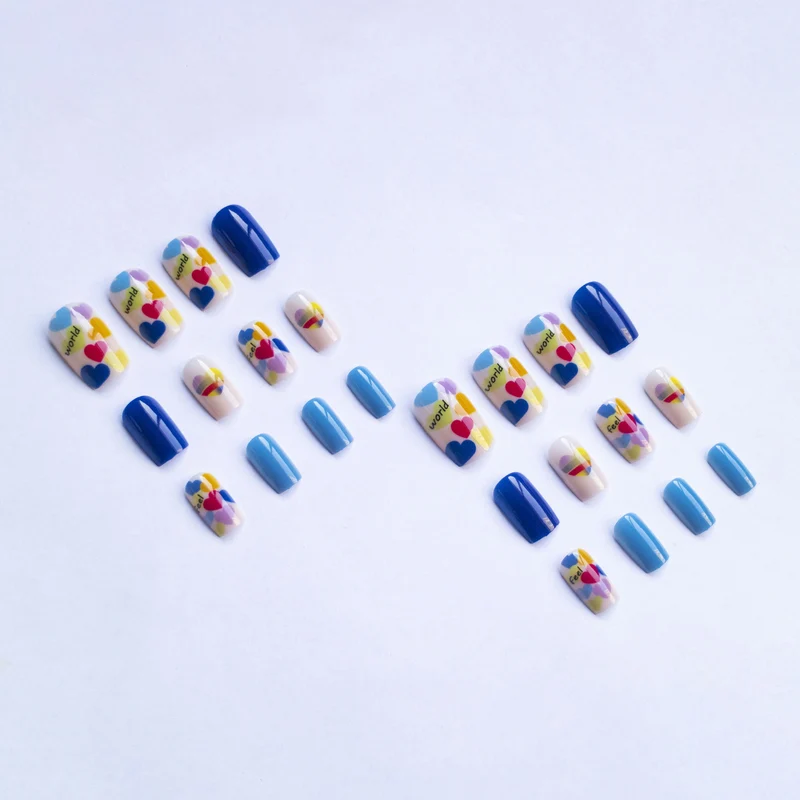 Kreatives herzthemen Nagelkunst-Set