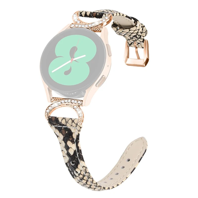 Samsung Smartwatch Echtes Leder Und Strass Universell Armband