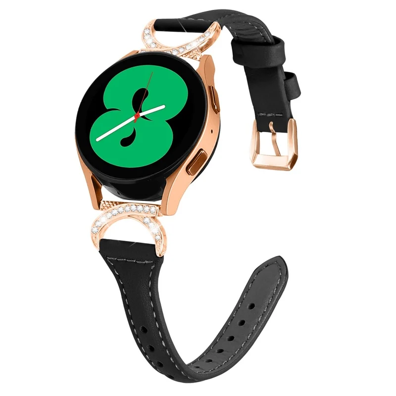 Samsung Smartwatch Echtes Leder Und Strass Universell Armband