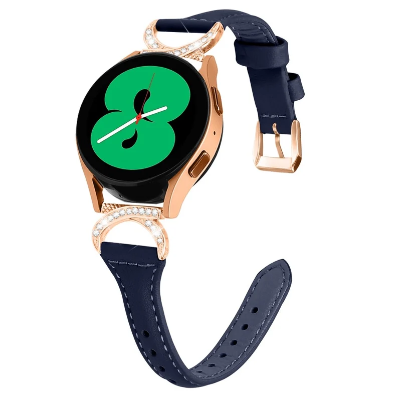 Samsung Smartwatch Echtes Leder Und Strass Universell Armband