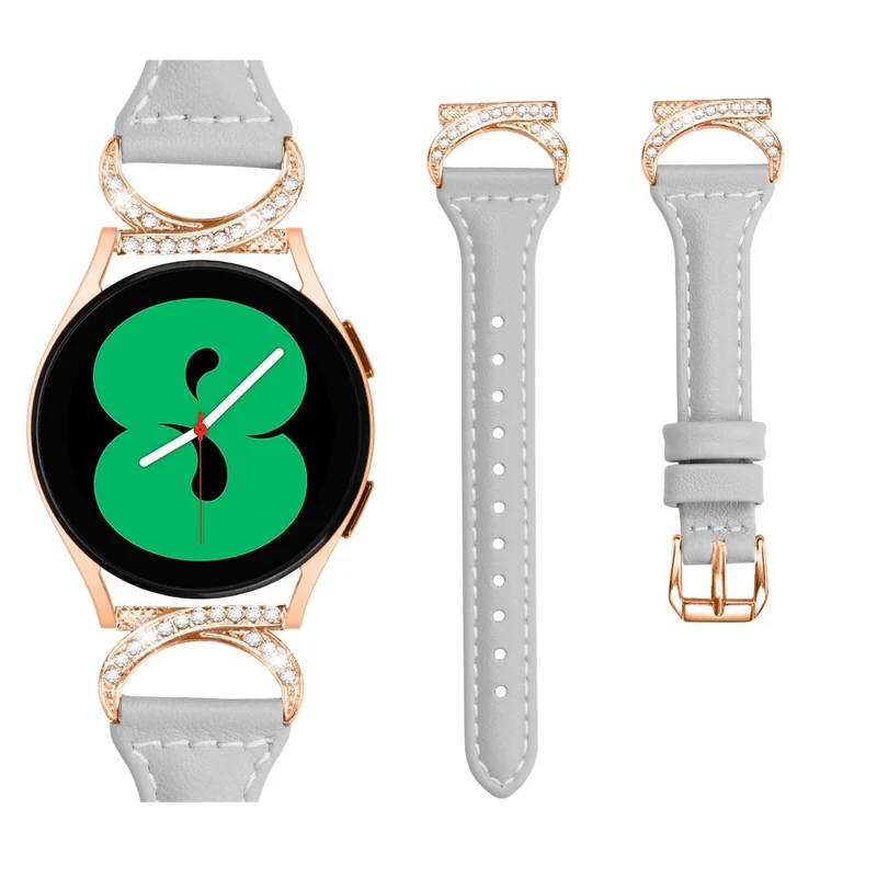 Samsung Smartwatch Echtes Leder Und Strass Universell Armband