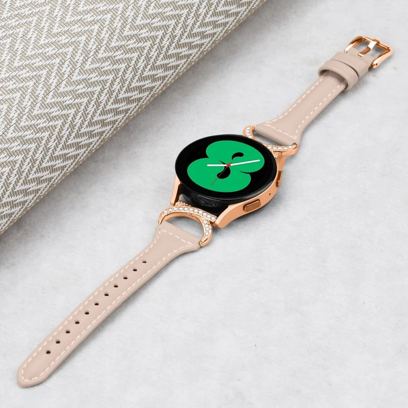 Samsung Smartwatch Echtes Leder Und Strass Universell Armband