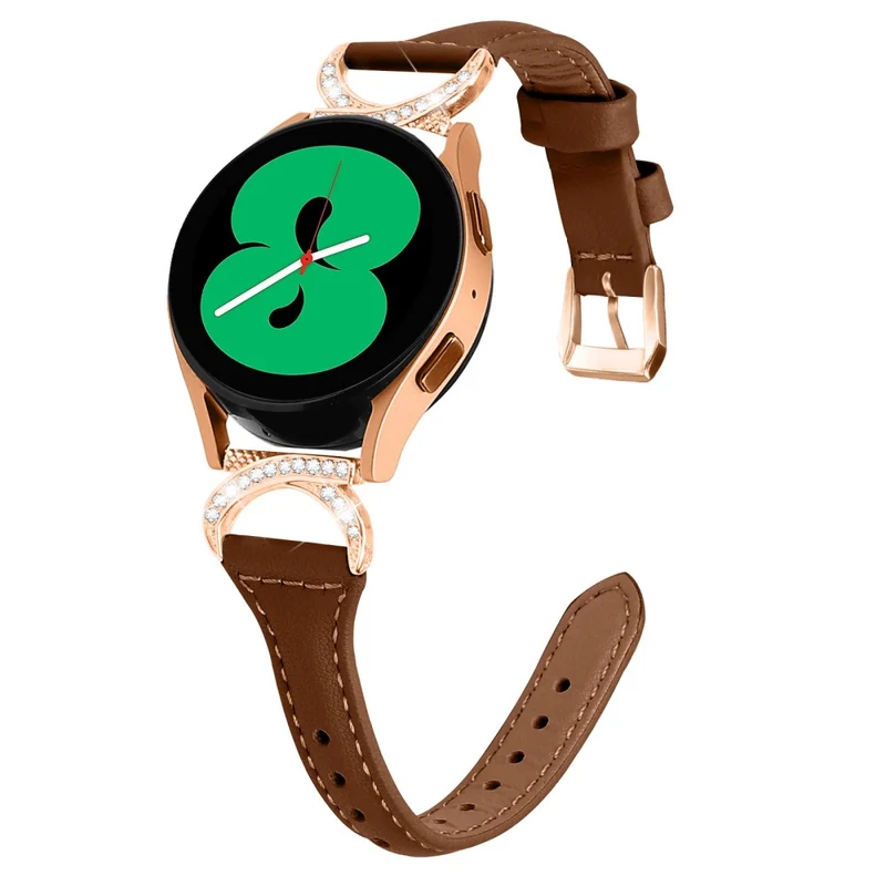 Samsung Smartwatch Echtes Leder Und Strass Universell Armband